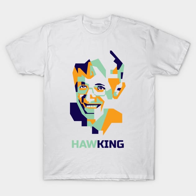 Hawking in WPAP Popart T-Shirt by smd90